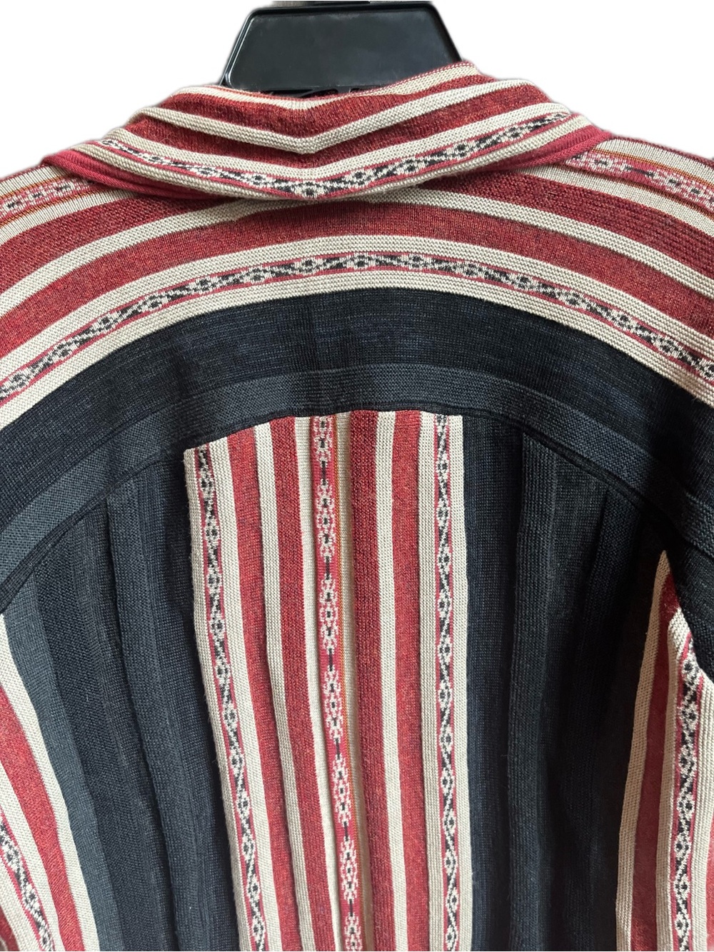 Peruvian Connection Luxury Artisanal Open Front Cardigan Sweater Duster Large - Picture 7 of 9